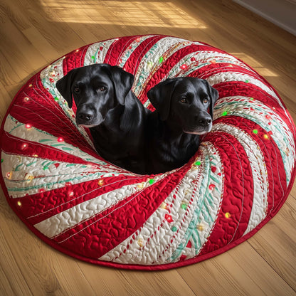 Labrador Quilted Round Mat GFTOQM166