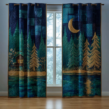 Night Reflections Quilted Curtains GFTOQM1678