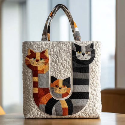 Cat Quilted Tote Bag GFTOQM16