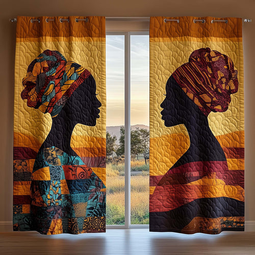 Ankara Muse Quilted Curtains GFTOQM1706