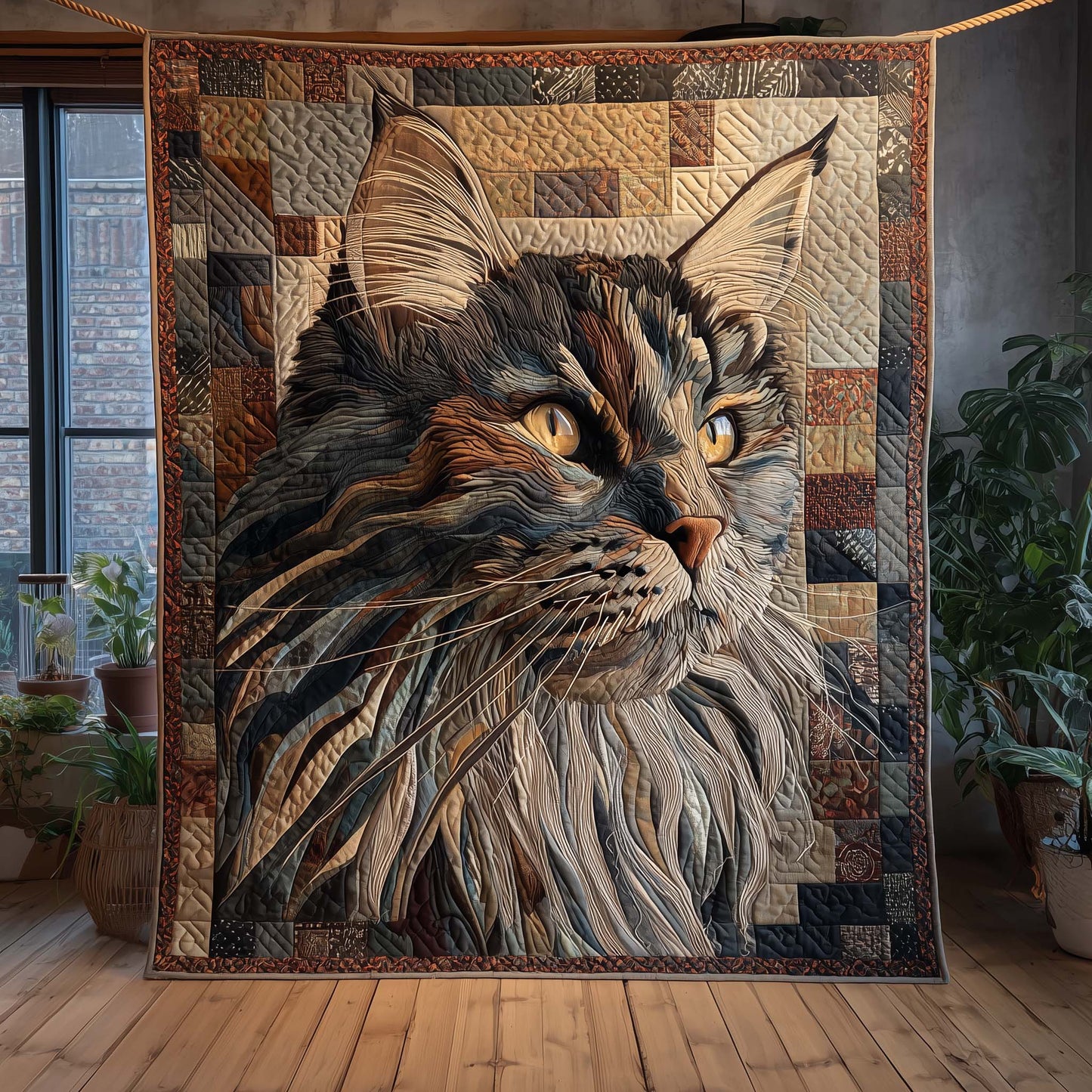Golden Gaze Quilted Blanket GFTOQM1828