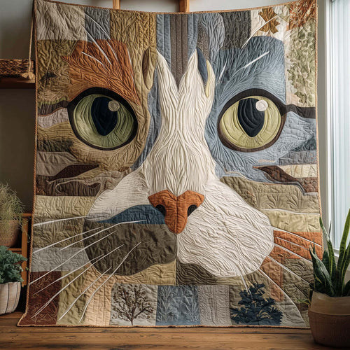 Cat Eyes Quilted Blanket GFTOQM1831
