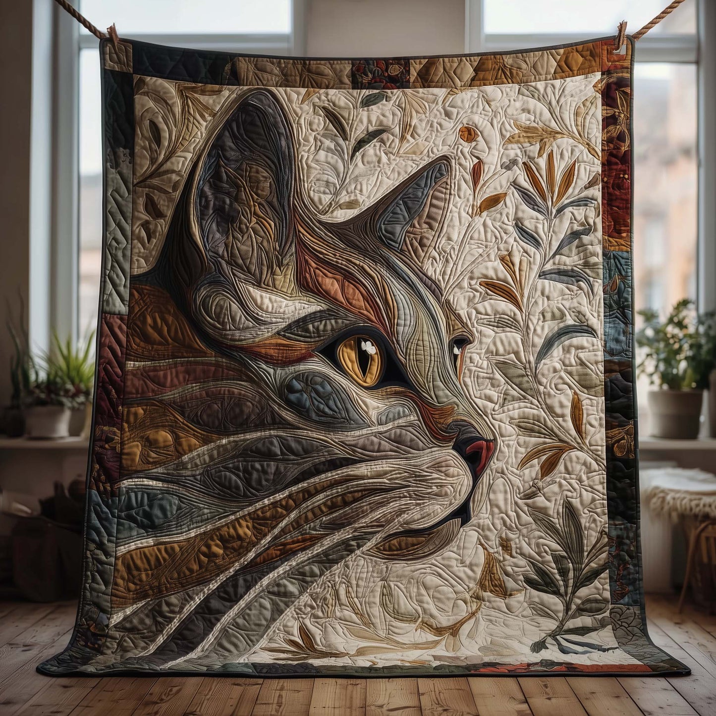 Cozy Cat Quilted Blanket GFTOQM1832
