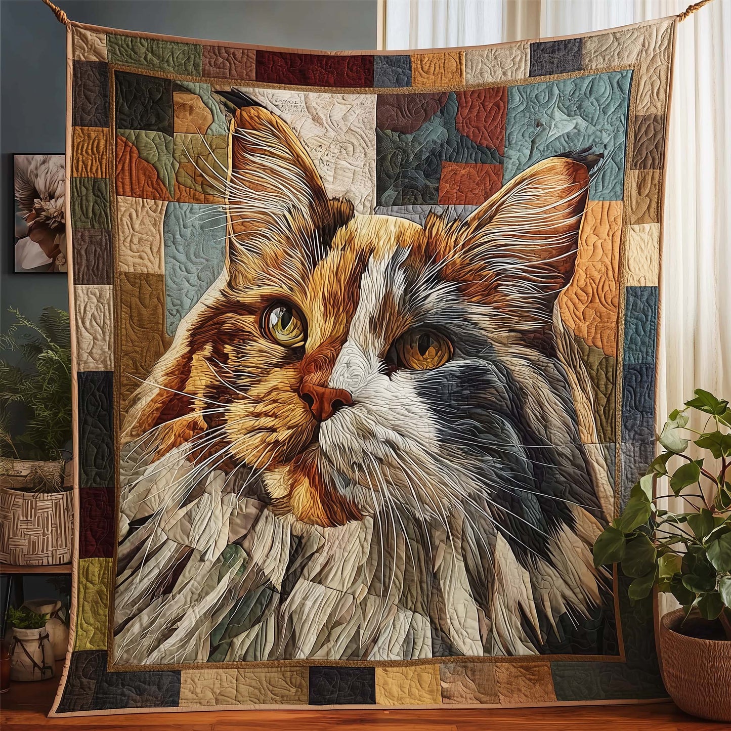Soft Whiskers Quilted Blanket GFTOQM1834