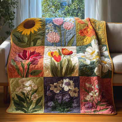Sunlit Petals Quilted Blanket GFTOQM1861