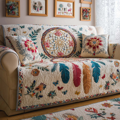 Dreamcatcher Quilted Sofa Cover GFTOQM1934