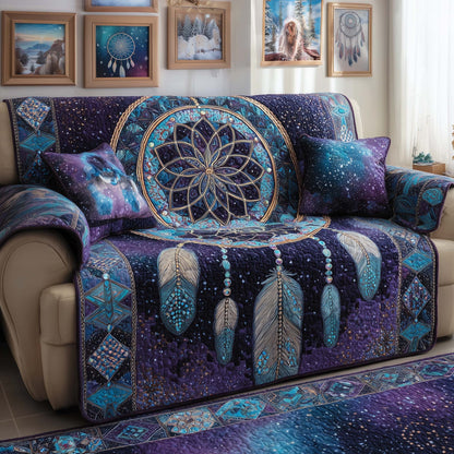 Dreamcatcher Quilted Sofa Cover GFTOQM1935