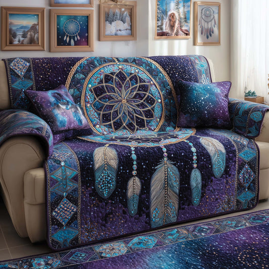 Dreamcatcher Quilted Sofa Cover GFTOQM1935