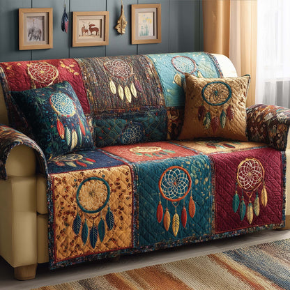 Dreamcatcher Quilted Sofa Cover GFTOQM1936