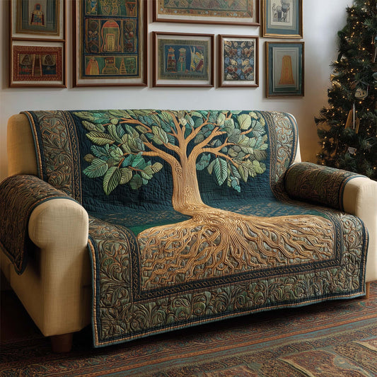 Mystic Tree Quilted Sofa Cover GFTOQM1972