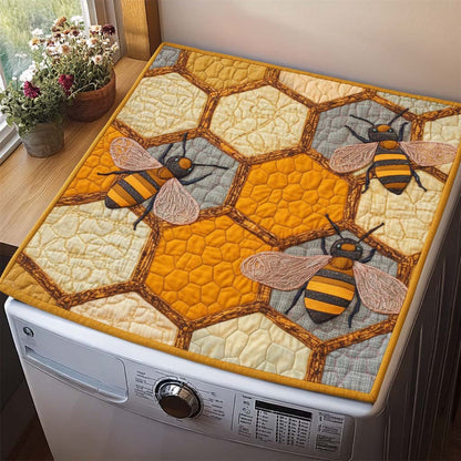 Golden Buzz Quilted Washer and Dryer Cover GFTOQM2001