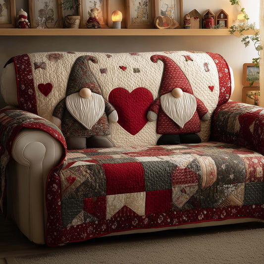 Sweet Pair Quilted Sofa Cover GFTOQM2015