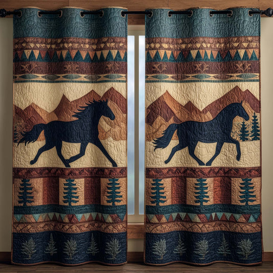 Mountain Runner Quilted Curtains GFTOQM2048