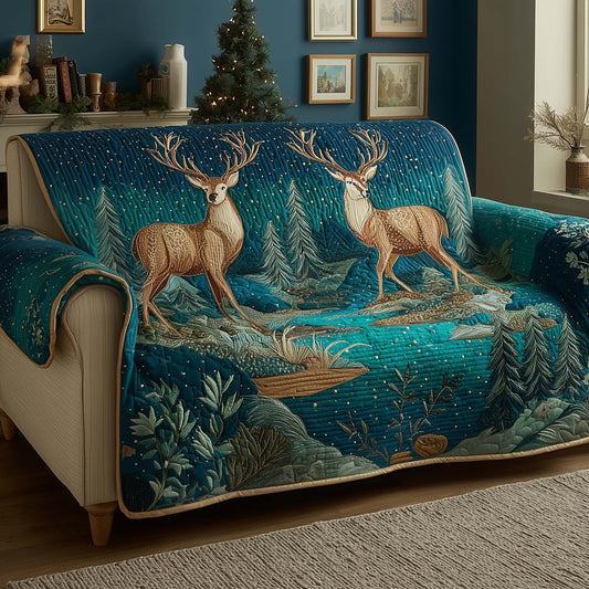 Winter Aurora Quilted Sofa Cover GFTOQM2085
