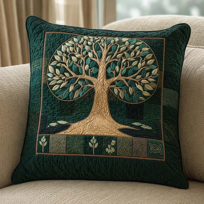 Mystic Tree Quilted Pillow Case GFTOQM2147
