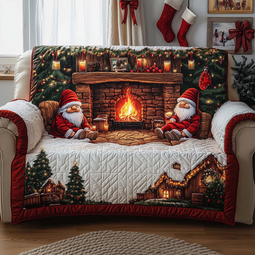 Gnomes Quilted Sofa Cover GFTOQM214