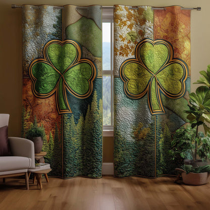 Shamrock Style Quilted Curtains GFTOQM2152