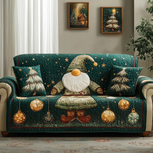 Gnomes Quilted Sofa Cover GFTOQM215
