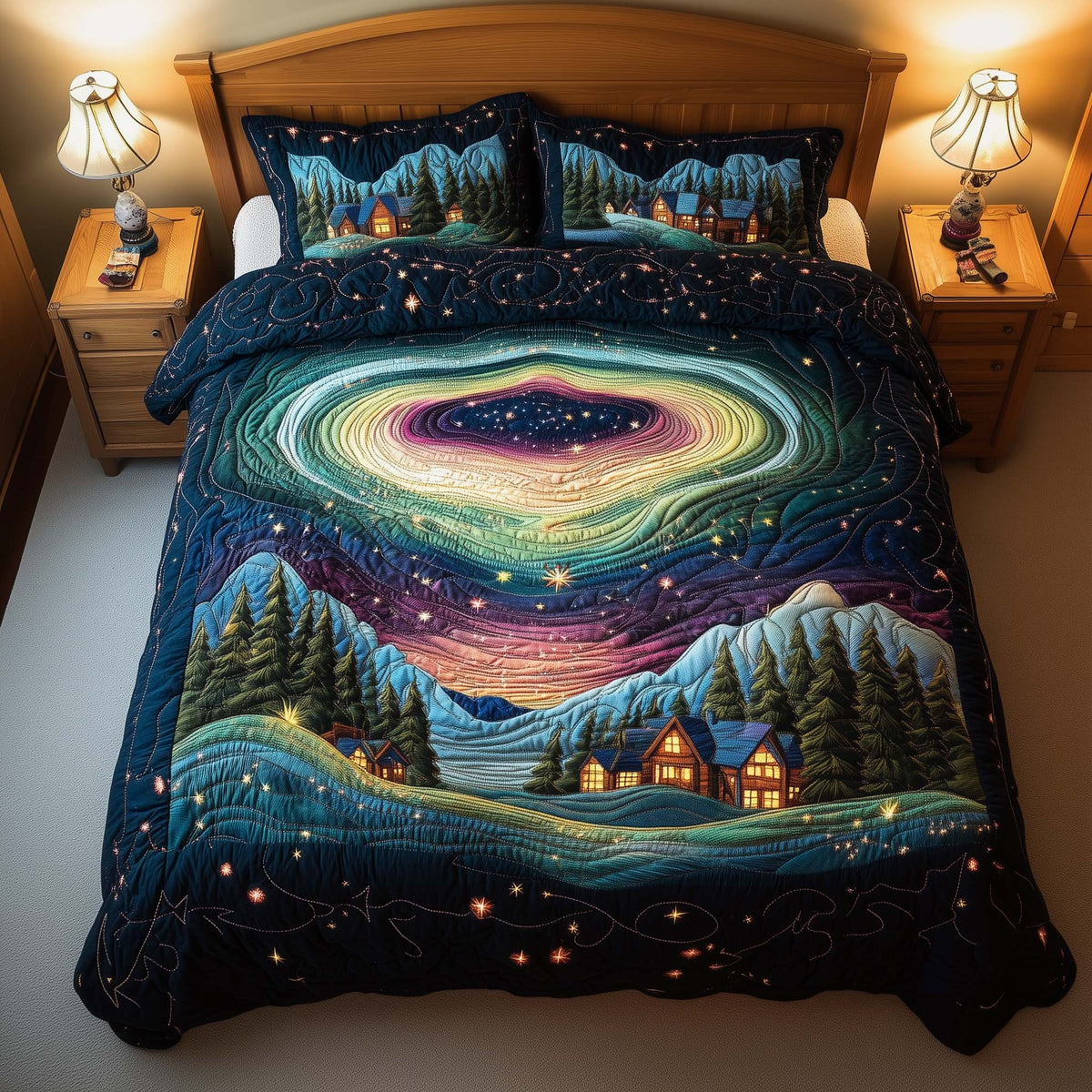 Cosmic Valley Duvet Cover Set GFTOQM2180