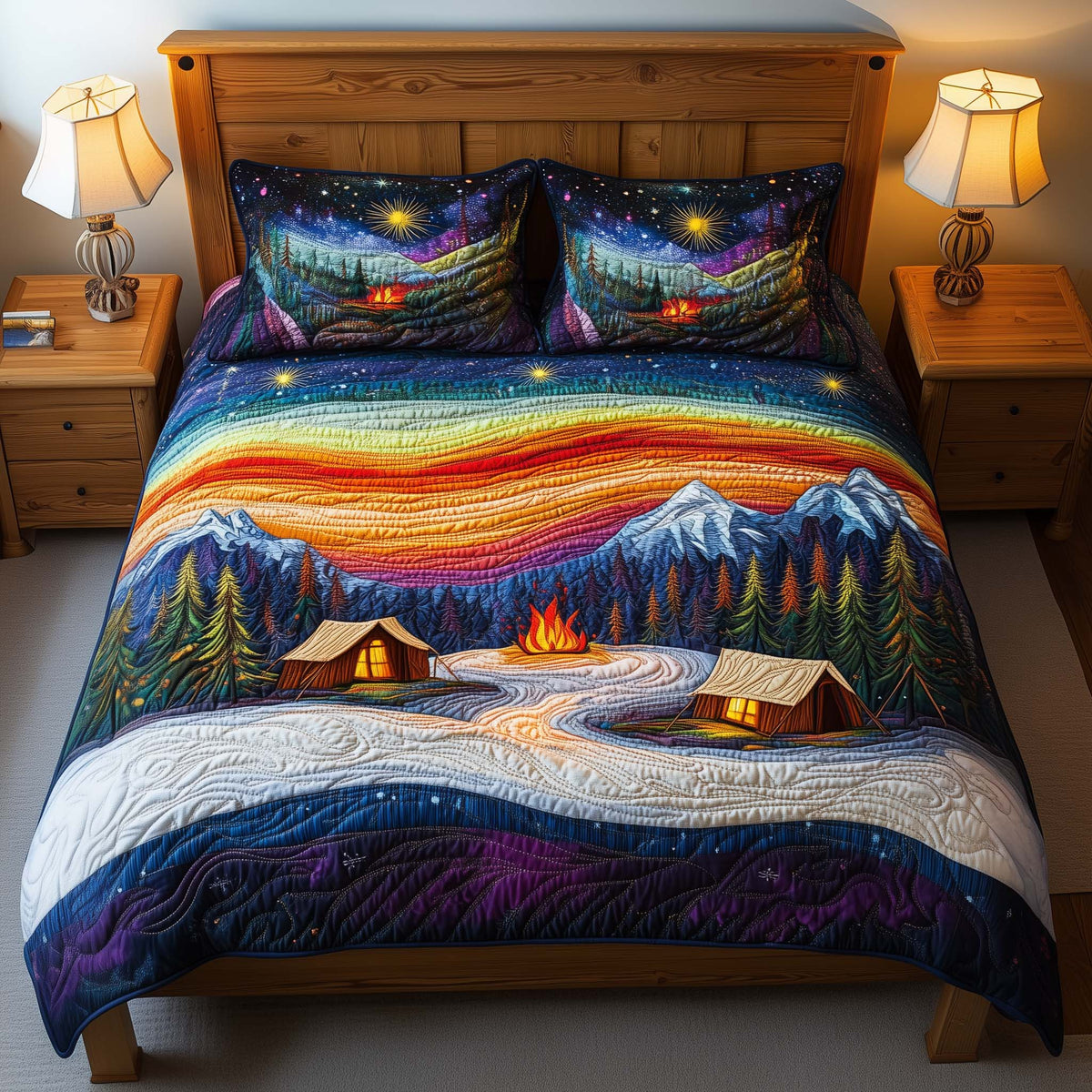 Aurora Camping Duvet Cover Set GFTOQM2181