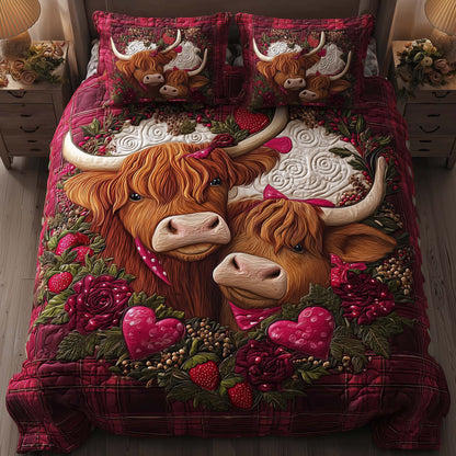 Rose Pair Duvet Cover Set GFTOQM2185