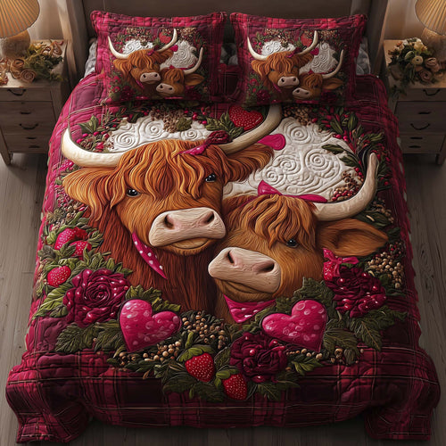Rose Pair Duvet Cover Set GFTOQM2185