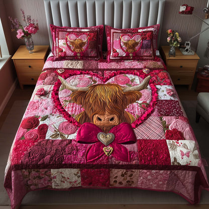 Heart Bow Duvet Cover Set GFTOQM2186