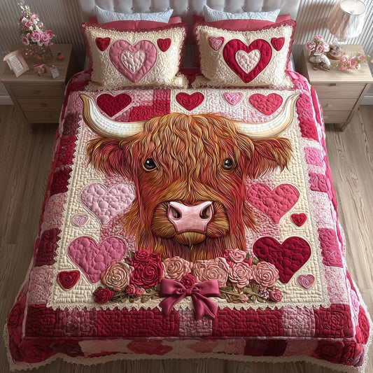 Blush Hearts Duvet Cover Set GFTOQM2188