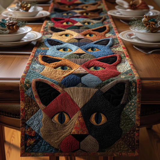 Mystic Cats Quilted Table Runner GFTOQM2201