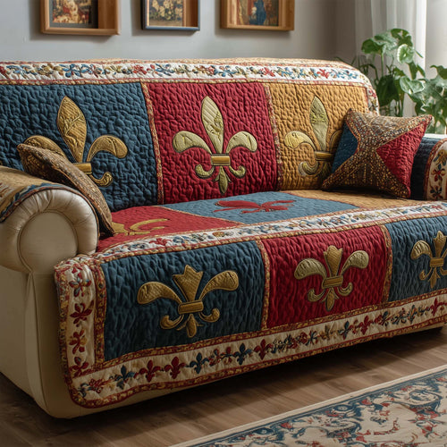 Patch Fleur Quilted Sofa Cover GFTOQM2210