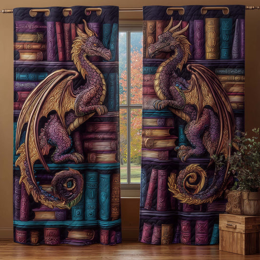 Ancient Dragon Quilted Curtains GFTOQM2238