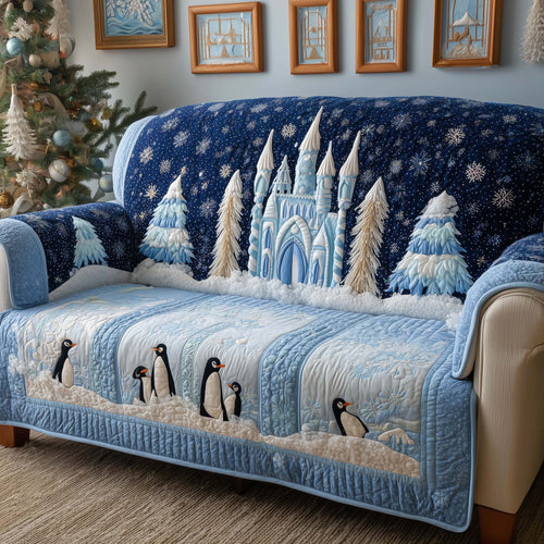 Candy Cane Quilted Sofa Cover GFTOQM232