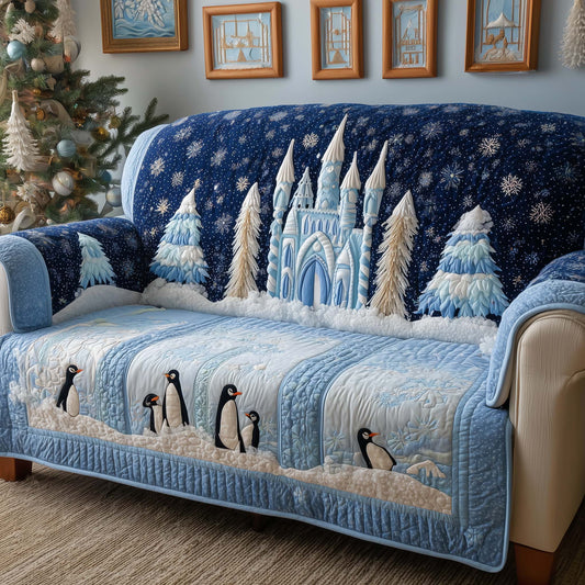 Candy Cane Quilted Sofa Cover GFTOQM232