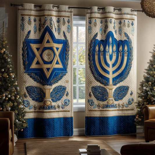 Sacred Emblem Quilted Curtains GFTOQM2392