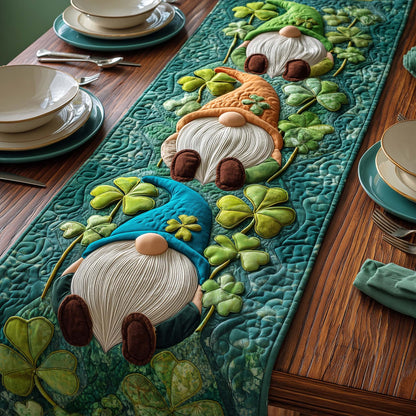 Meadow Gnome Quilted Table Runner GFTOQM2537