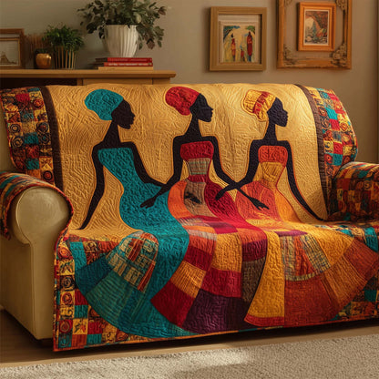 Sister Harmony Quilted Sofa Cover GFTOQM2556