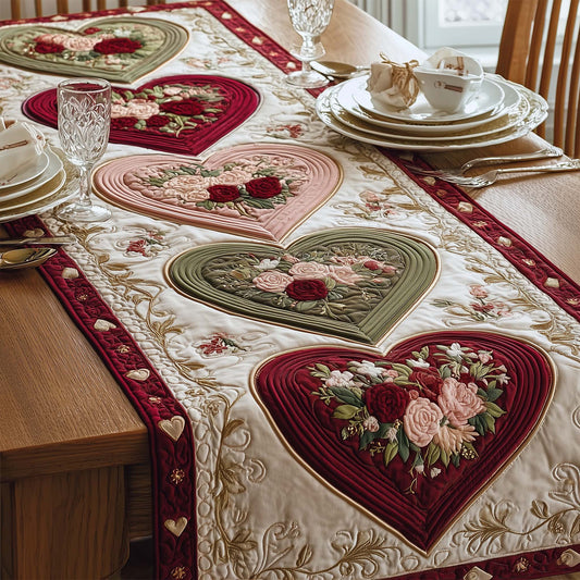 Vintage Romance Quilted Table Runner GFTOQM2586