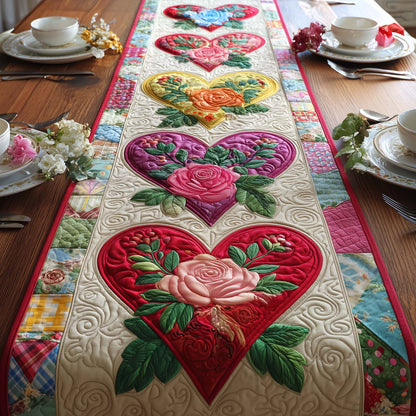 Patchwork Love Quilted Table Runner GFTOQM2588
