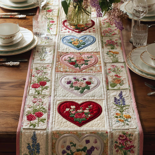 Floral Affection Quilted Table Runner GFTOQM2589