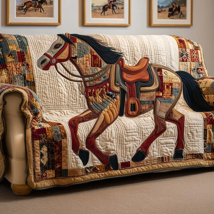 Patchwork Runner Quilted Sofa Cover GFTOQM2615