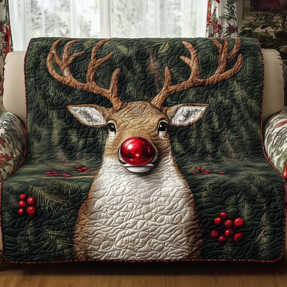 Reindeer Quilted Sofa Cover GFTOQM261