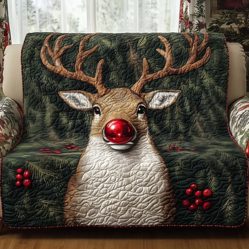 Reindeer Quilted Sofa Cover GFTOQM261