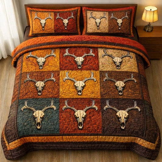 Rustic Trophy 3-Piece Quilted Bedding Set GFTOQM2620