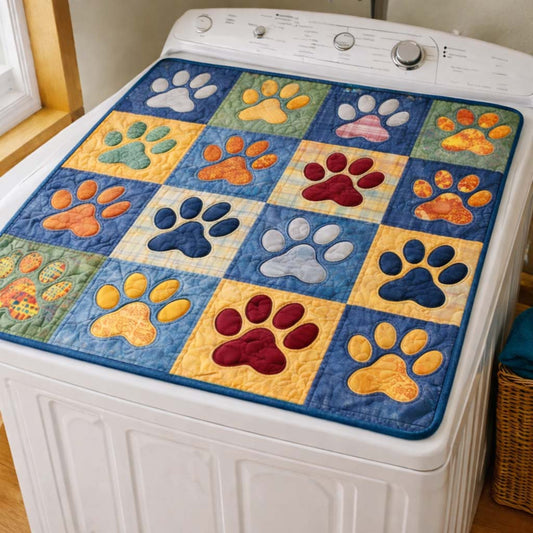 Cozy Paws Quilted Washer and Dryer Cover GFTOQM2651