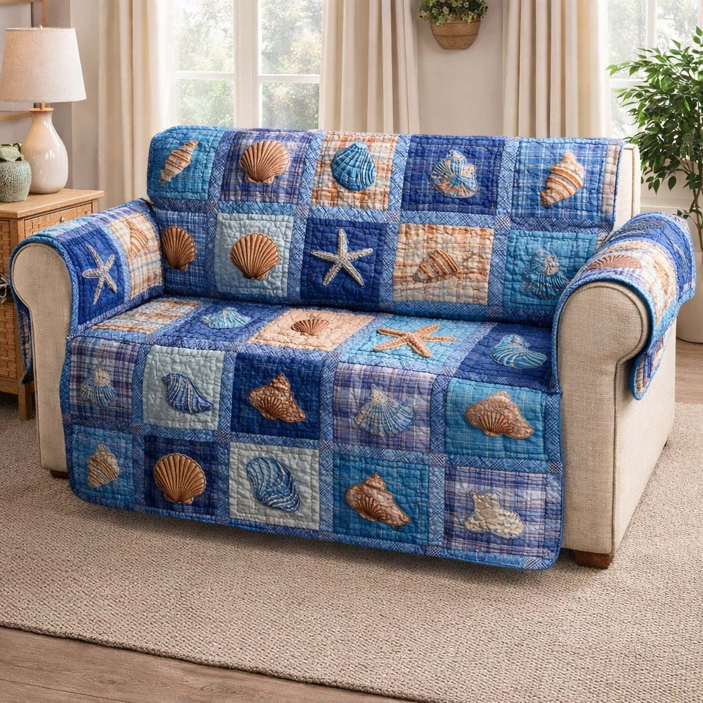 Ocean Quilt Quilted Sofa Cover GFTOQM2663