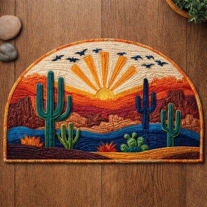 Desert Sunrise Quilted Welcome Mat GFTOQM2701