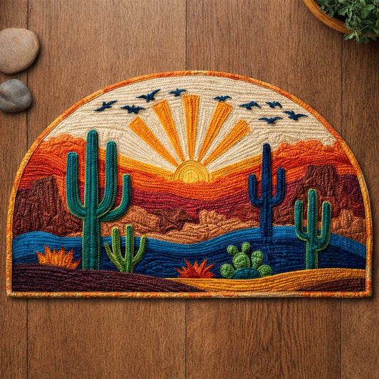 Desert Sunrise Quilted Welcome Mat GFTOQM2701