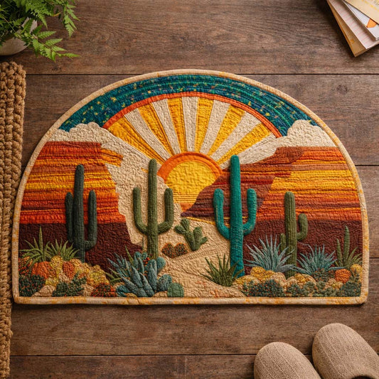 Canyon Sun Quilted Welcome Mat GFTOQM2704