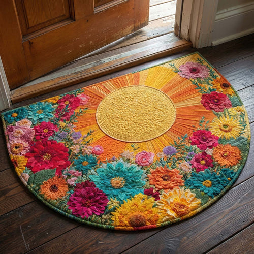 Floral Radiance Quilted Welcome Mat GFTOQM2752