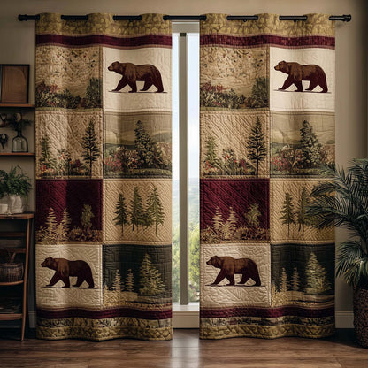 Prairie Bear Quilted Curtains GFTOQM2759